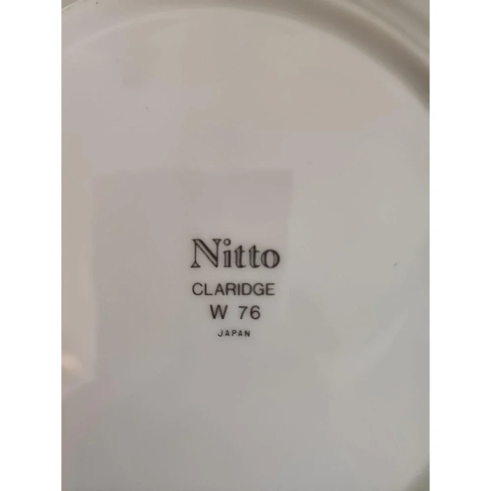 Single‎ Place Setting - Nitto Claridge W 76 China Blue Flowers Silver